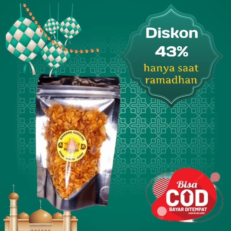 

Bawang Goreng Premium Kemasan Mini 27gr/Travel Size|Bawang Goreng Kriuk|Bawang Goreng Tanpa Tepung|Bawang goreng pekalongan