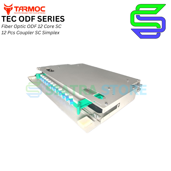 Fiber Optic ODF/OTB 12 Core SC Lengkap Rackmount | ODF 12C SC