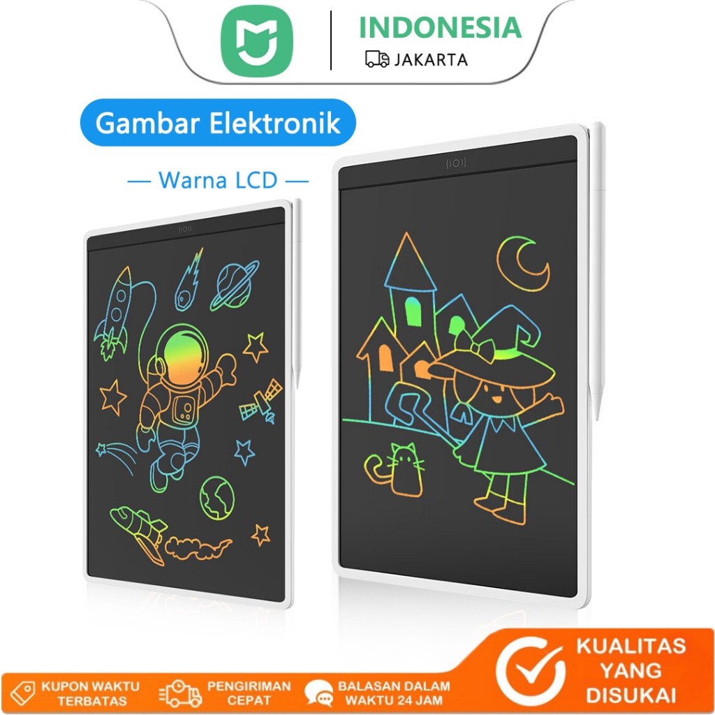 

Xiaomi Mijia LCD Small Blackboard - Papan Tulis Warna, Praktis, Aman untuk Mata, Baterai Tahan Lama, Cocok untuk Edukasi & Kreativitas