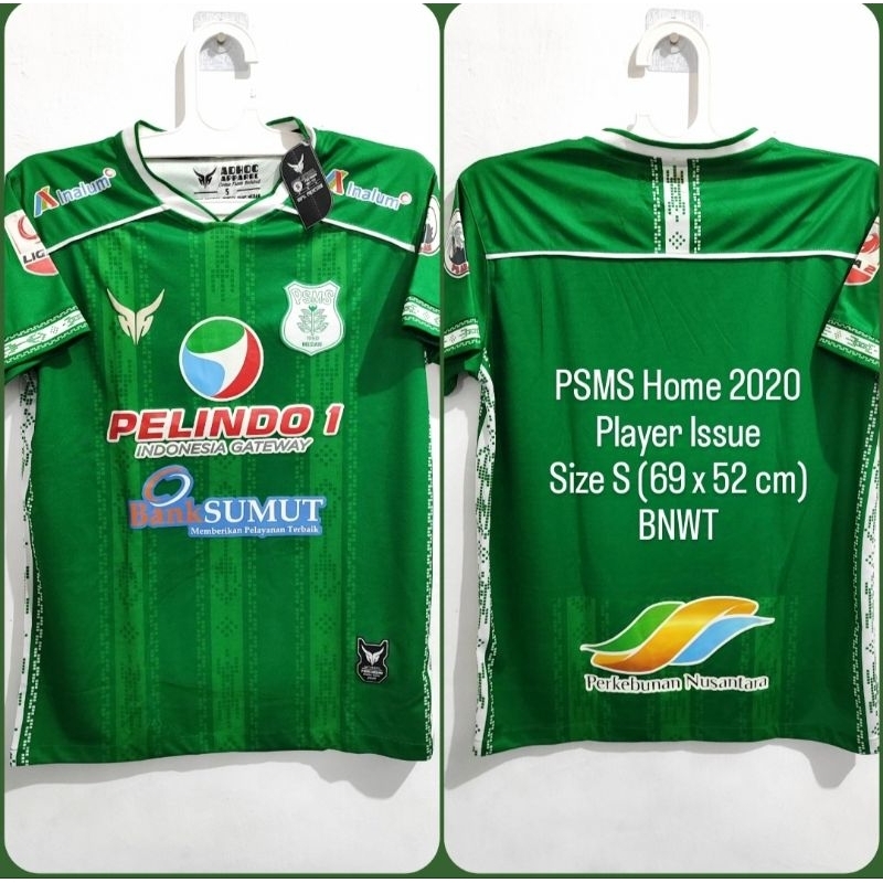 Jersey PSMS Medan home 2020 original Player Issue Lengkap dengan box