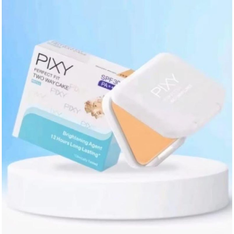 bedak PIXY ferpect fit two way cake spf30pa++  bedak refill