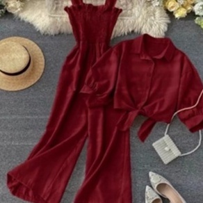 Khusus Jumpsuit Korea Style  Oneset Ceril Jumpsuit Setelan Wanita  Setelan Korean Jumpsuit Korea  Ke