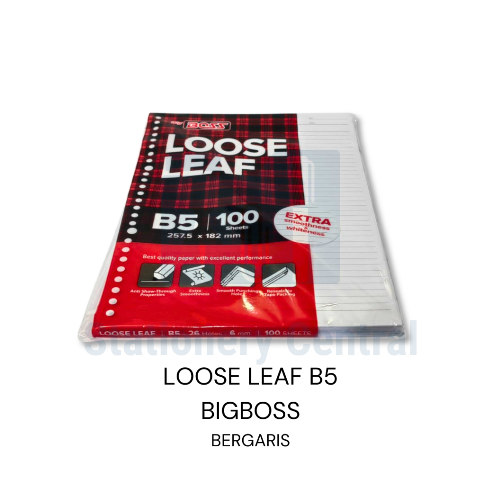

Kertas Binder / Loose Leaf B5 BigBoss