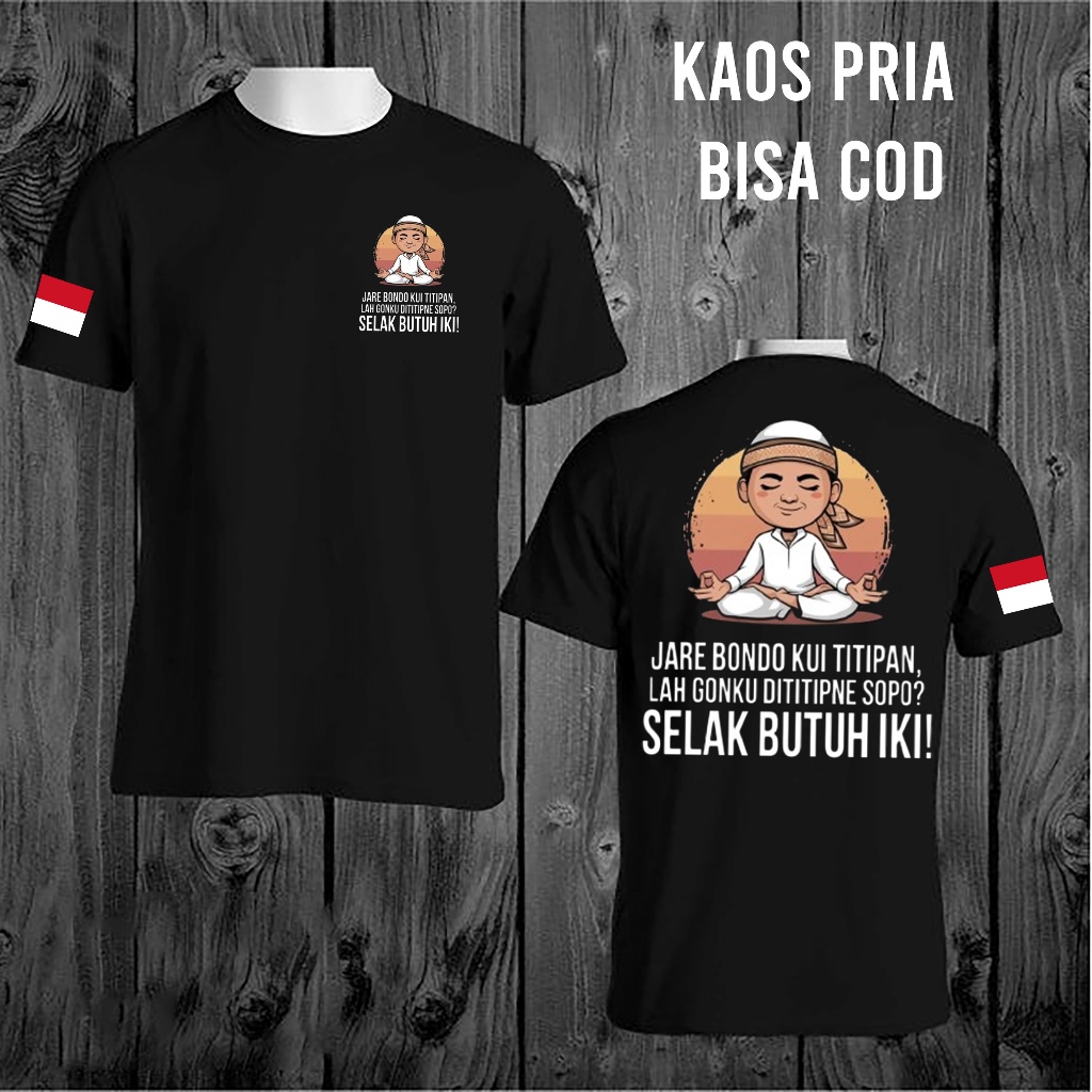Kaos kata kata / Baju Distro kaos keren  / Pakaian pria wanita kaos kata kata 2