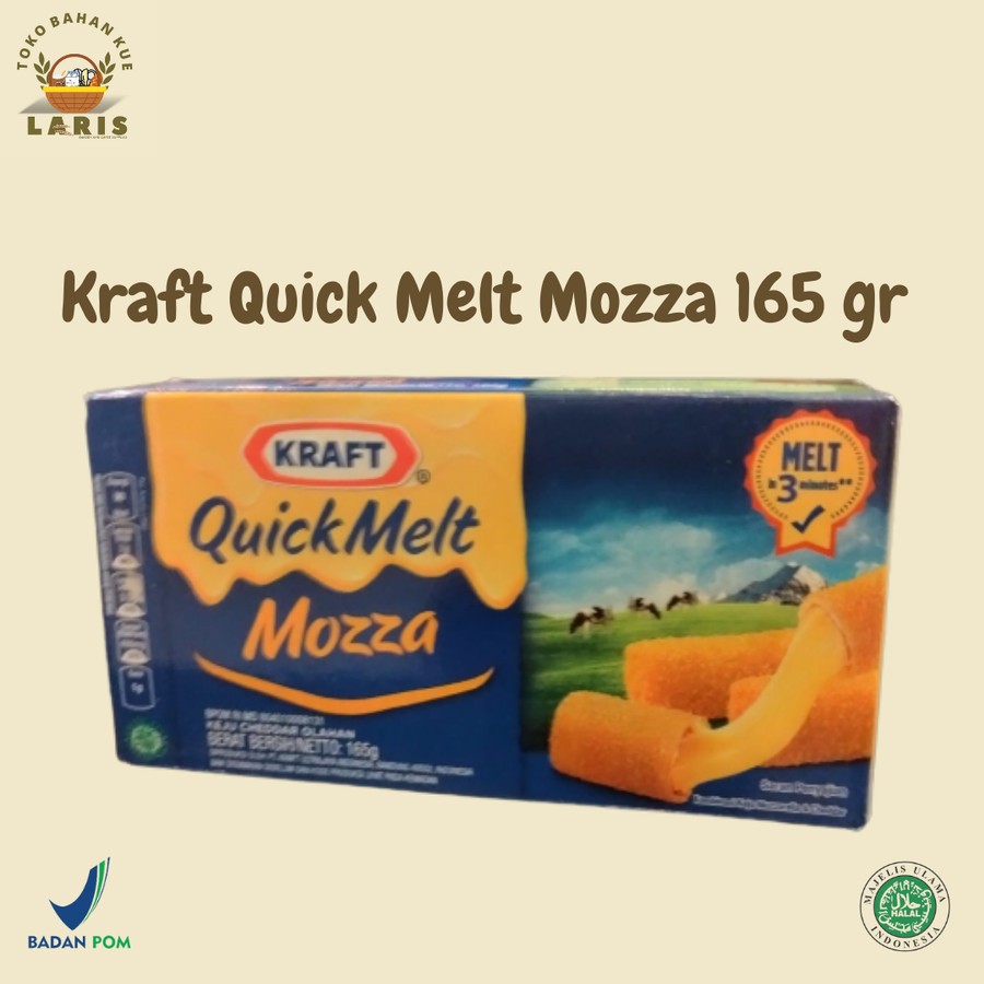 

KEJU KRAFT QUICK MELT MOZZA 165 GRAM