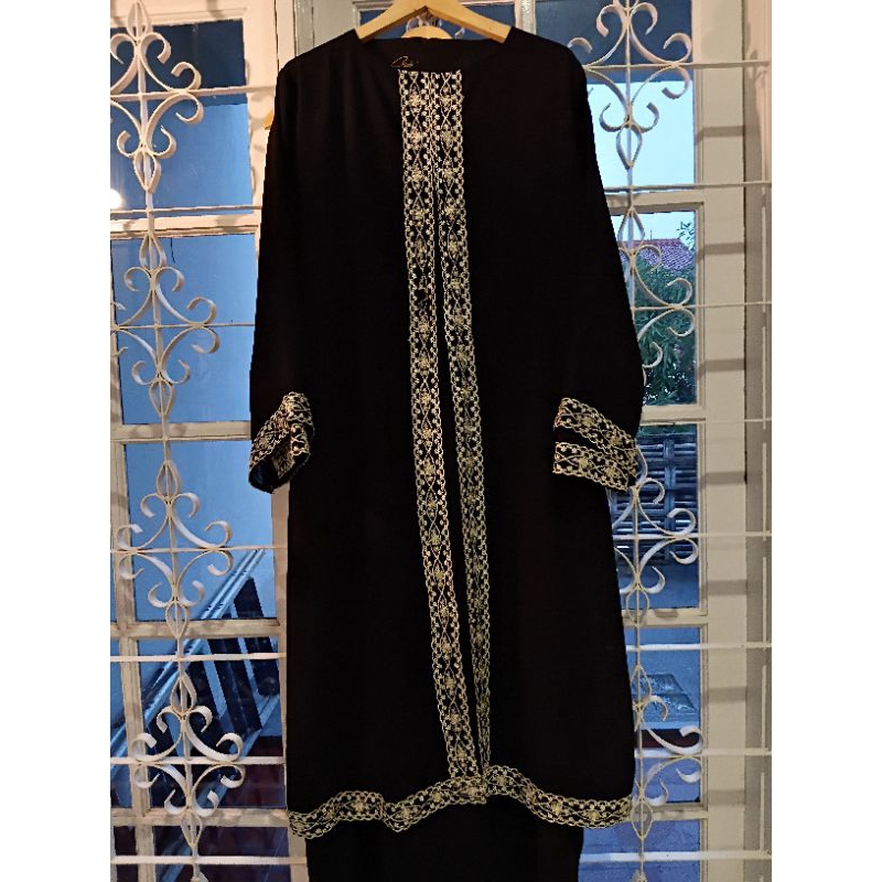 Abaya Gamis Arab Turkey Single Outer by Chiara Fashion