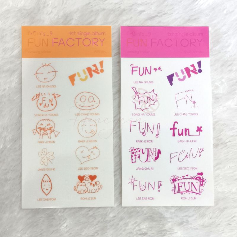 fromis_9 Fun Factory Album Sticker Only