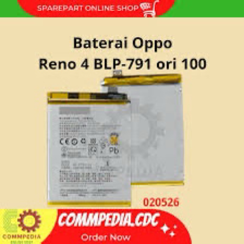batre oppo reno 4