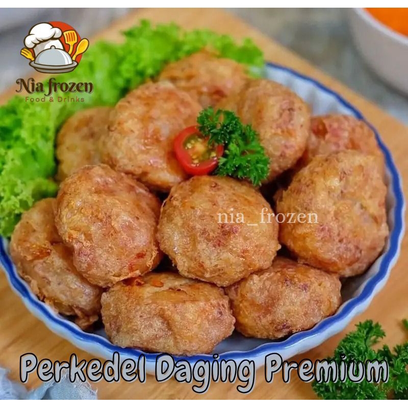 

perkedel daging premium tanpa pengawet dan msg isi 10