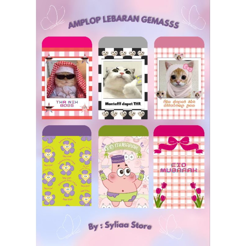 

AMPLOP LEBARAN " GEMASSS " ( SEPERTI KAMU ) ISI 10 - 20 - 50 PCS