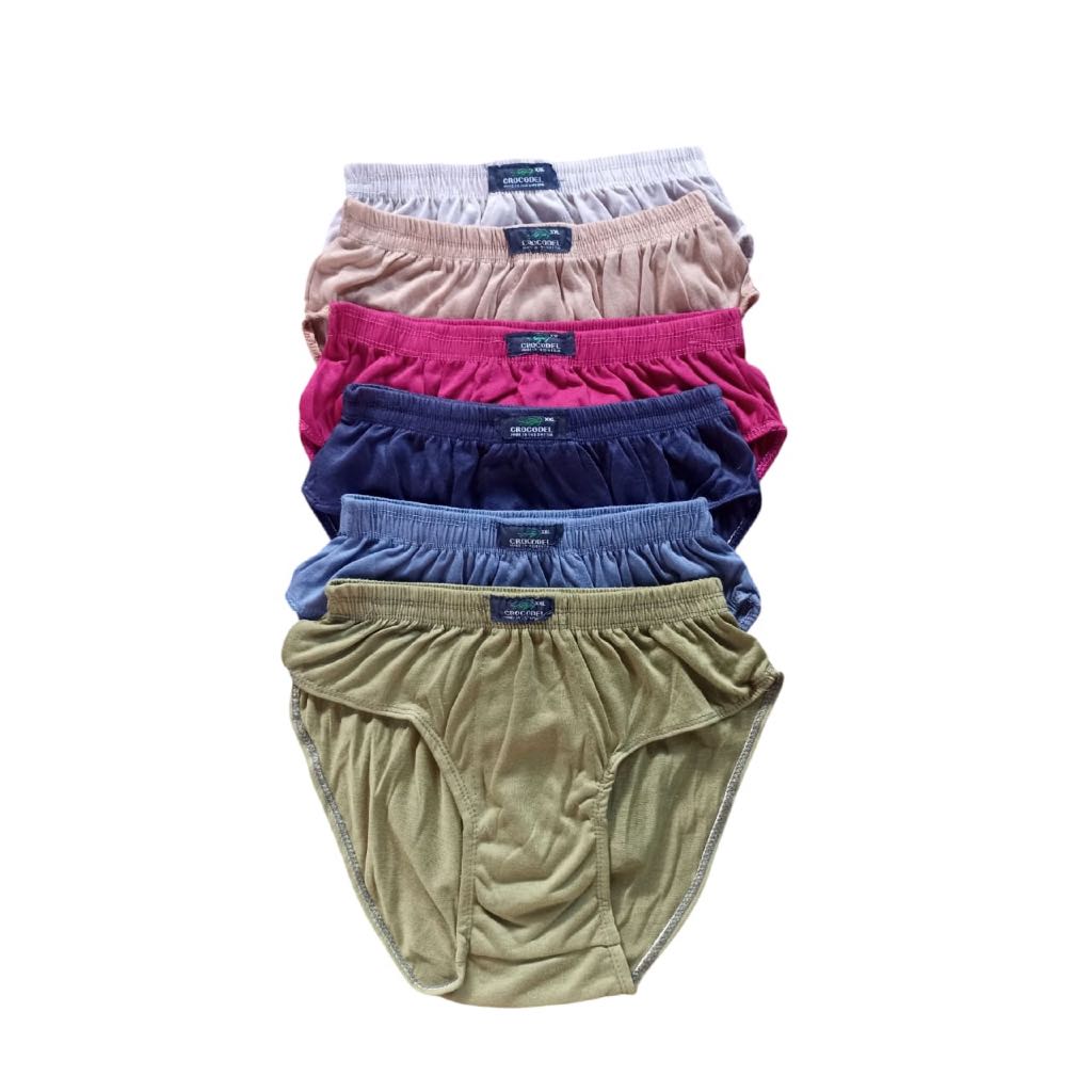 6 pcs celana dalam pria crocodile / CD laki-laki dewasa harga grosir celana sempak crocodile jumbo