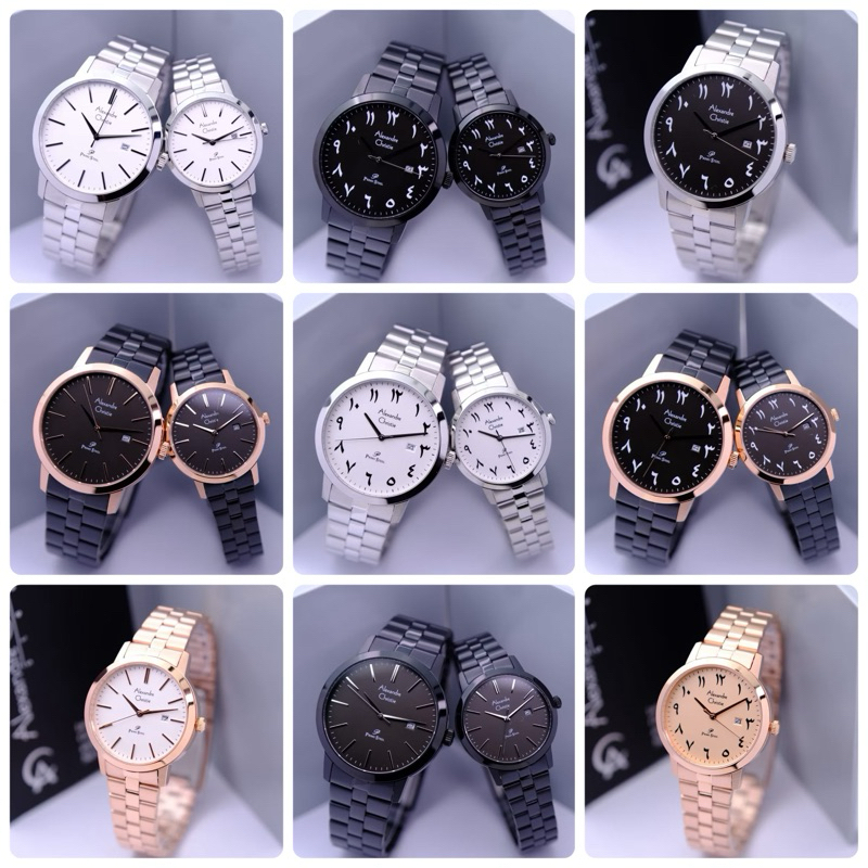 Jam Tangan Pria Wanita Couple Alexandre Christie Ac1007 Ac1032 Ac1031 Alexandre Christie Ac 1007 Ac 
