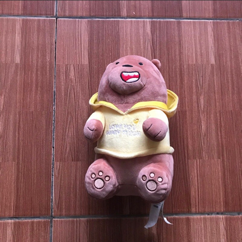 boneka grizzly miniso