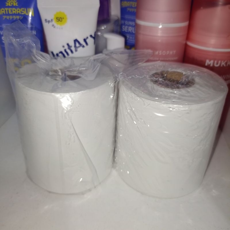 

(Preloved) Kertas Cetak Resi Struk Printer Thermal 78x100mm (-+250pcs)