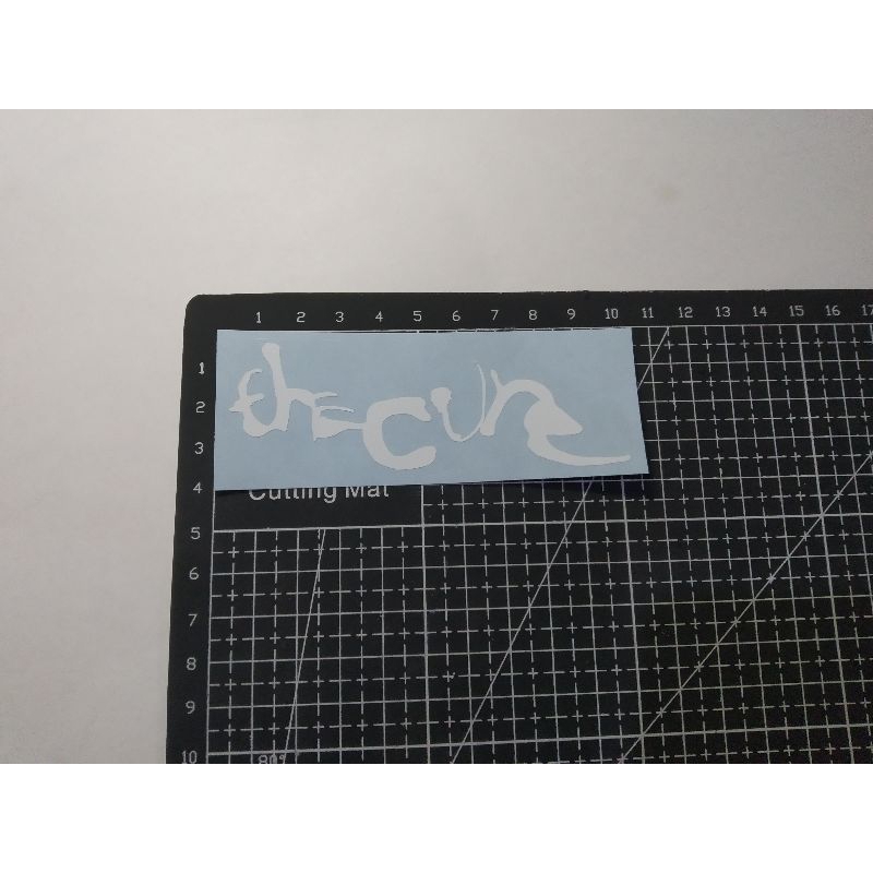 

stiker cutting the cure