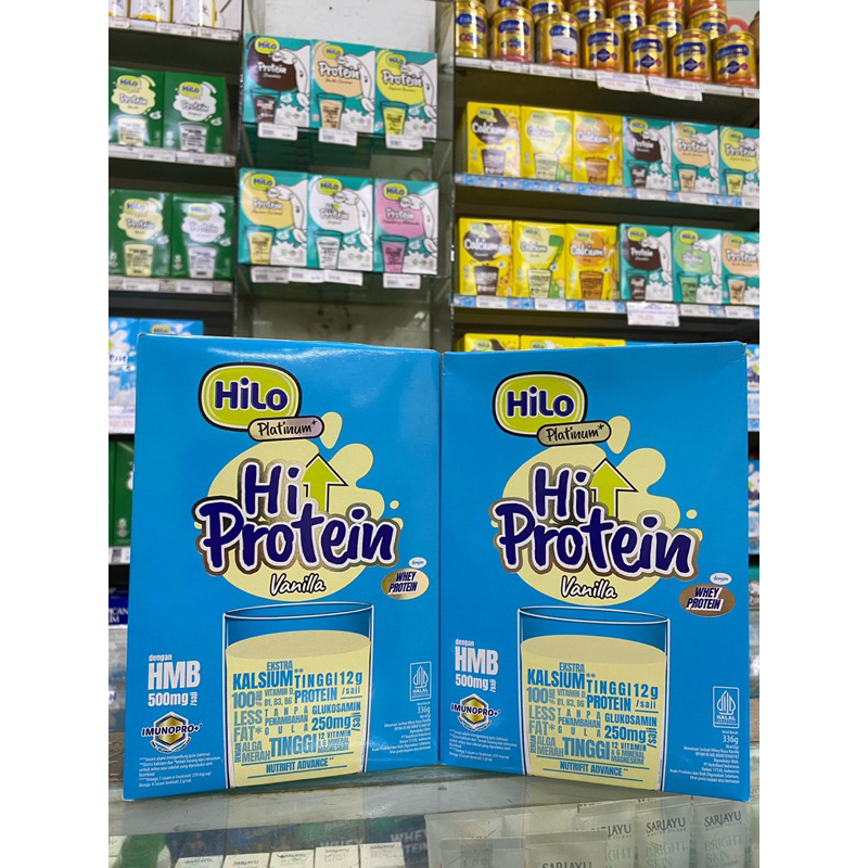 

Hilo Platinum + HMB 500mg - Vanila 8’sachet - Susu Tinggi Protein dan Tinggi Kalsium