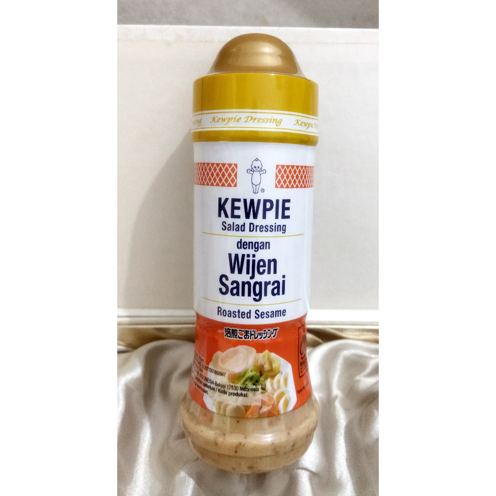 

Kewpie Roasted Sesame Salad Dressing - Saus Siram Dengan Wijen Sangrai - Botol - 200ml - Halal