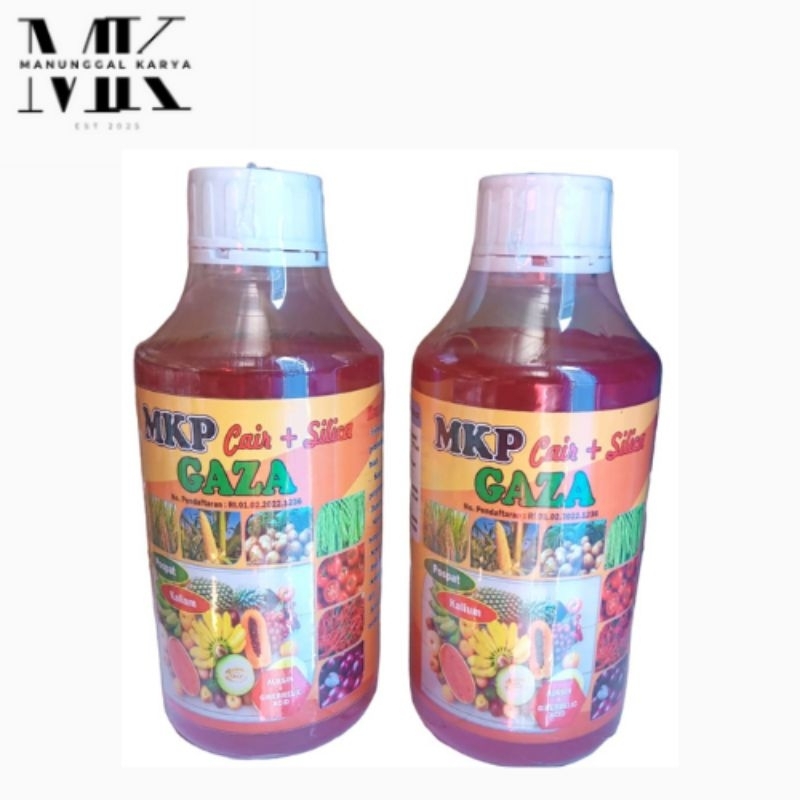 PUPUK CAIR MKP PLUS ZPT GAZA UNTUK PEMACU BUNGA, PEMBESAR BUAH DAN UMBI 1 Liter