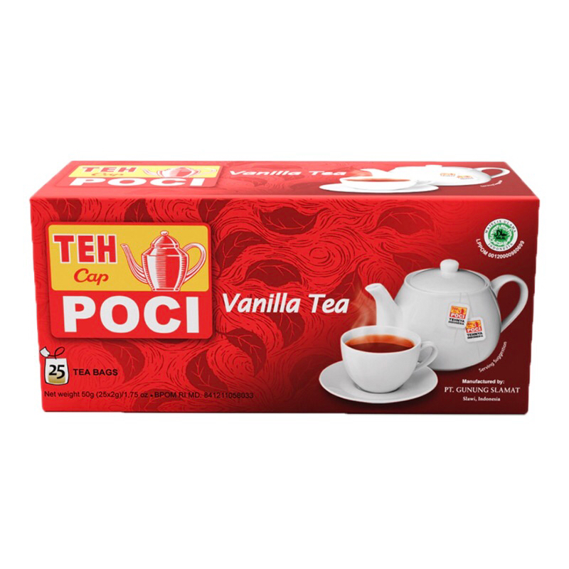 

Teh Poci Celup Kotak isi 25pcs / Teh Poci Vanila 25pcs