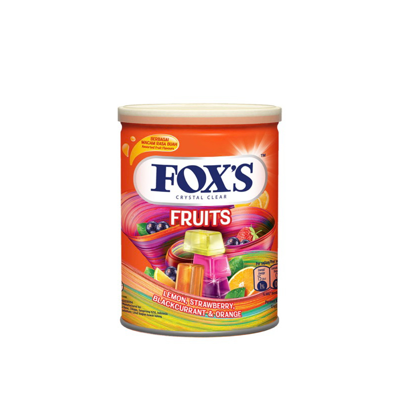 

PERMEN FOX'S CRYSTAL CLEAR PERMEN BUAH-BUAHAN