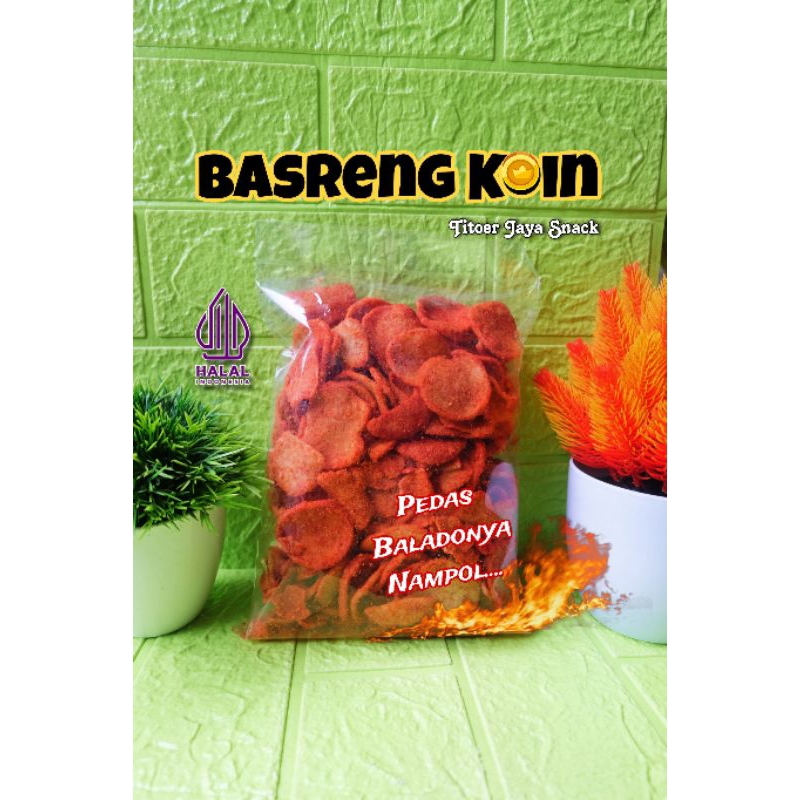 

BASRENG KOIN - PEDAS BALADO RASA IKAN ( 250 Gram ) Enak, Asin, Gurih, Pedas