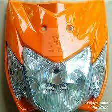 tameng depan plus reflektor lampu honda blade 110 blade repsol lama