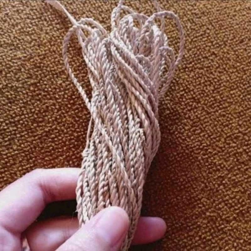

tali pelepah pisang kering bahan kerajinan tangan 5 meter