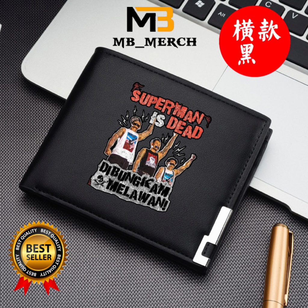 Dompet Pria Lipat SUPERMAN IS DEAD -SID  Dompet Kulit Men Fashion Letter Wallet KEREN MB_MERCH