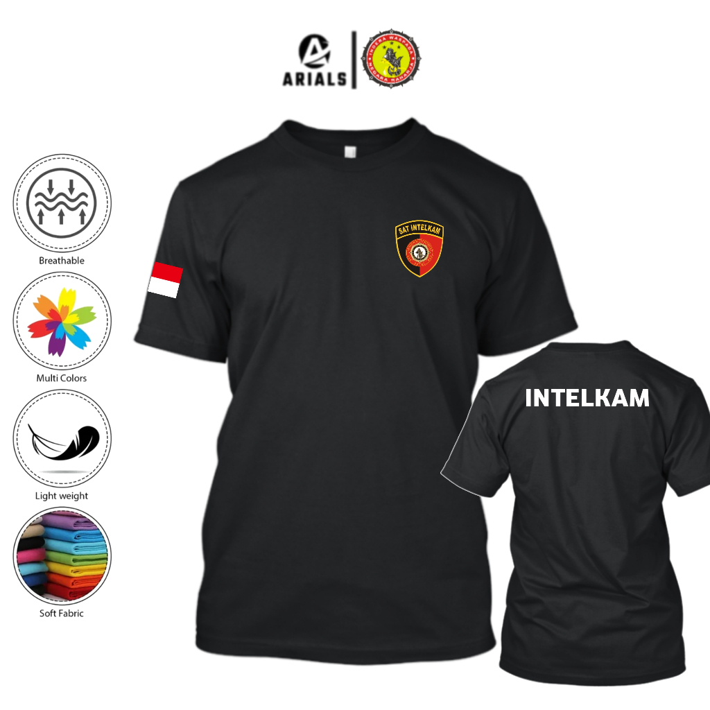 Arials Kaos Baju INTELKAM Polri Republik Indonesia