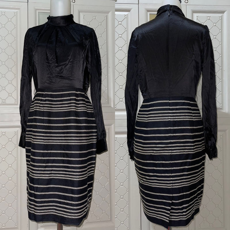 Dress Korea elegant/kantoran