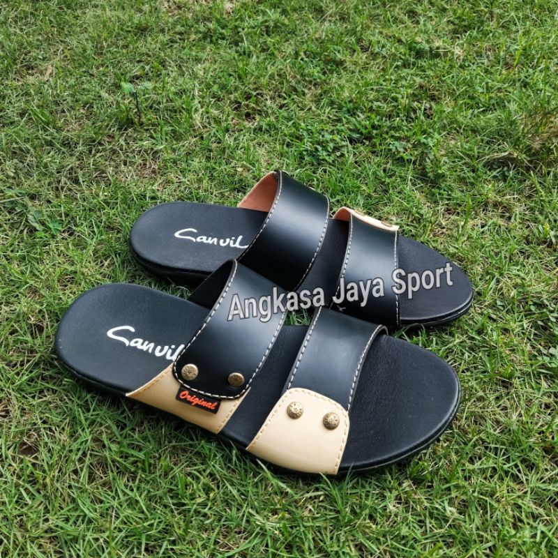 Sandal Selop Casual Pria - Sandal Kulit Pria