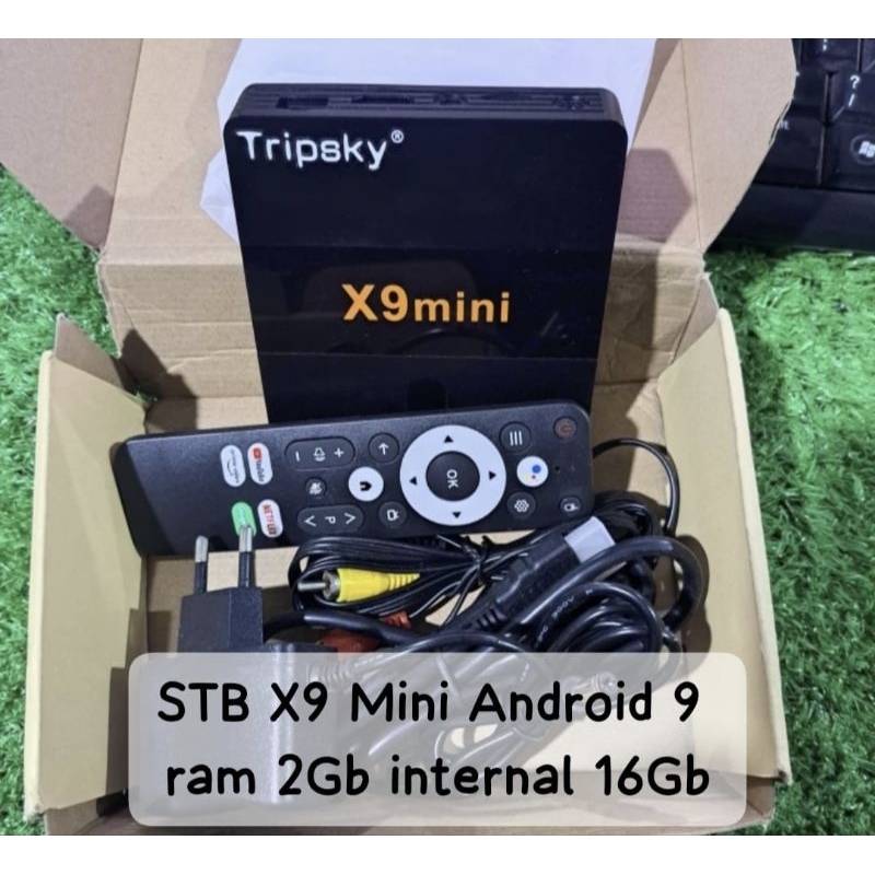 STB Android X9 Mini Voice Ram 2Gb internal 16Gb