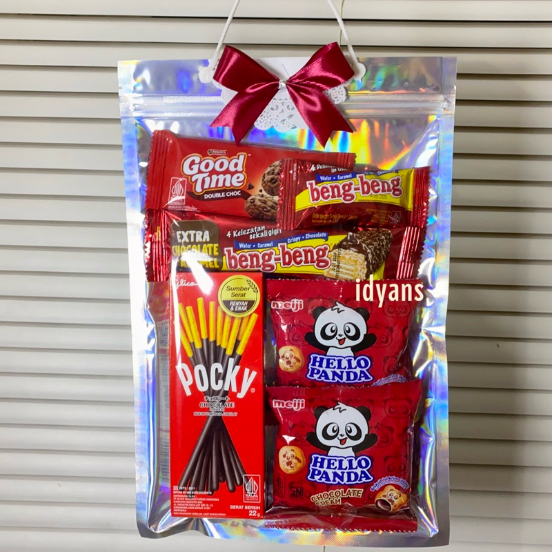 

NEW (HOLOGRAM) PARCEL TAS SNACK / HAMPERS SNACK / GIFT SNACK / BINGKISAN / FREEBIES / SOUVENIR /