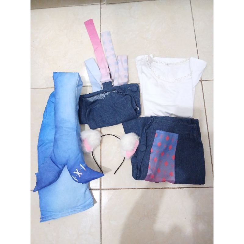 gawr gura wts cosplay costume