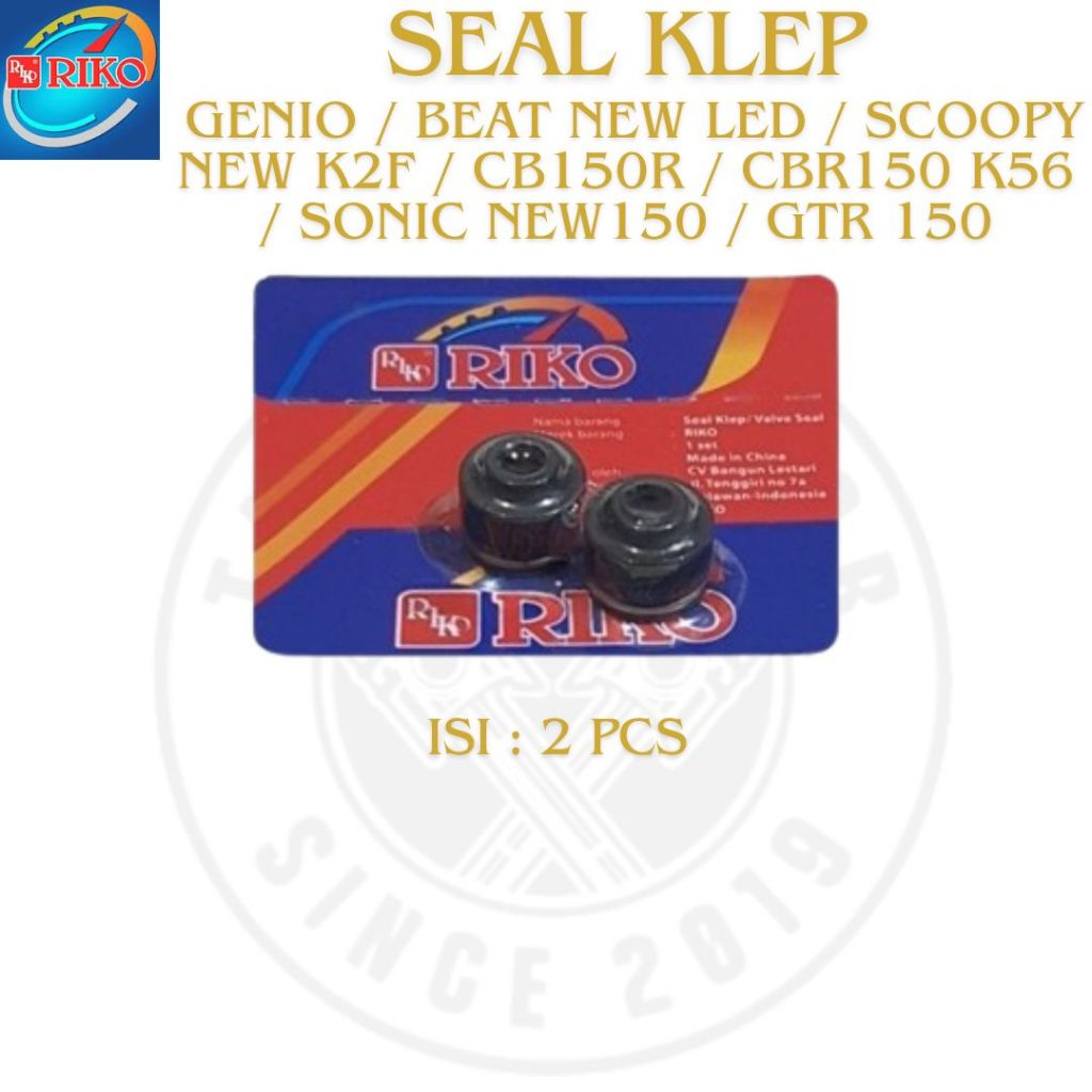 Seal Klep GENIO K0J BEAT NEW LED K1A SCOOPY NEW LED K2F CB150R / CBR150 k26 SONIC NEW 150 SUPRA GTR