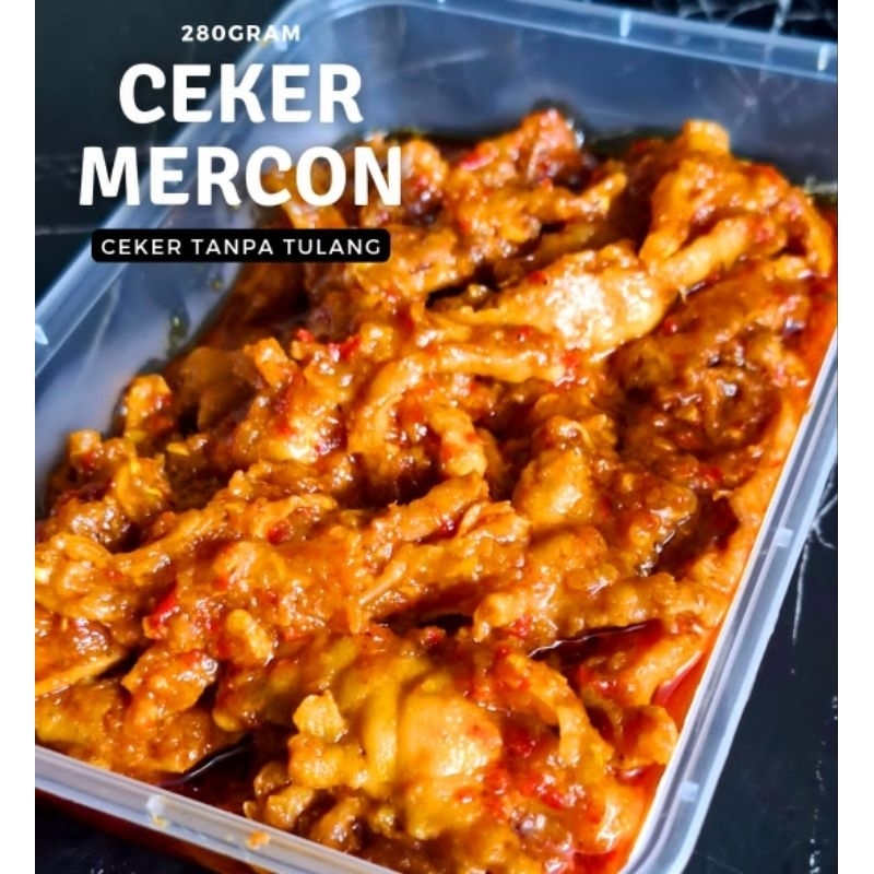 

Ceker Mercon Tanpa Tulang