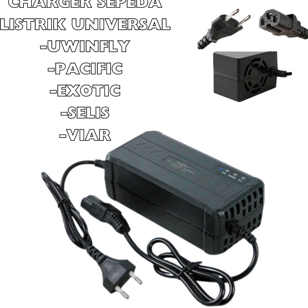 KODE Y85L Charger Sepeda Listrik 48v 12ah Universal Charger Sepeda Listrik Exotic Charger Sepeda Lis