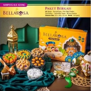 

HAMPERS/PARCEL LEBARAN BELLAROSA isi 6 toples