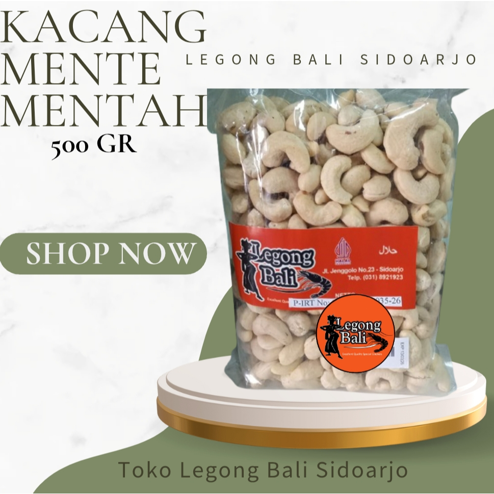 

Kacang Mente Mete Mede Mentah Legong Bali 500 gr
