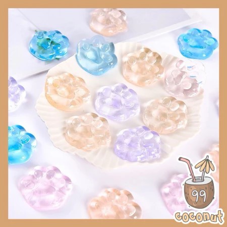 Mainan Anak Squishy Mochi Jelly Paw Telapak Kucing
