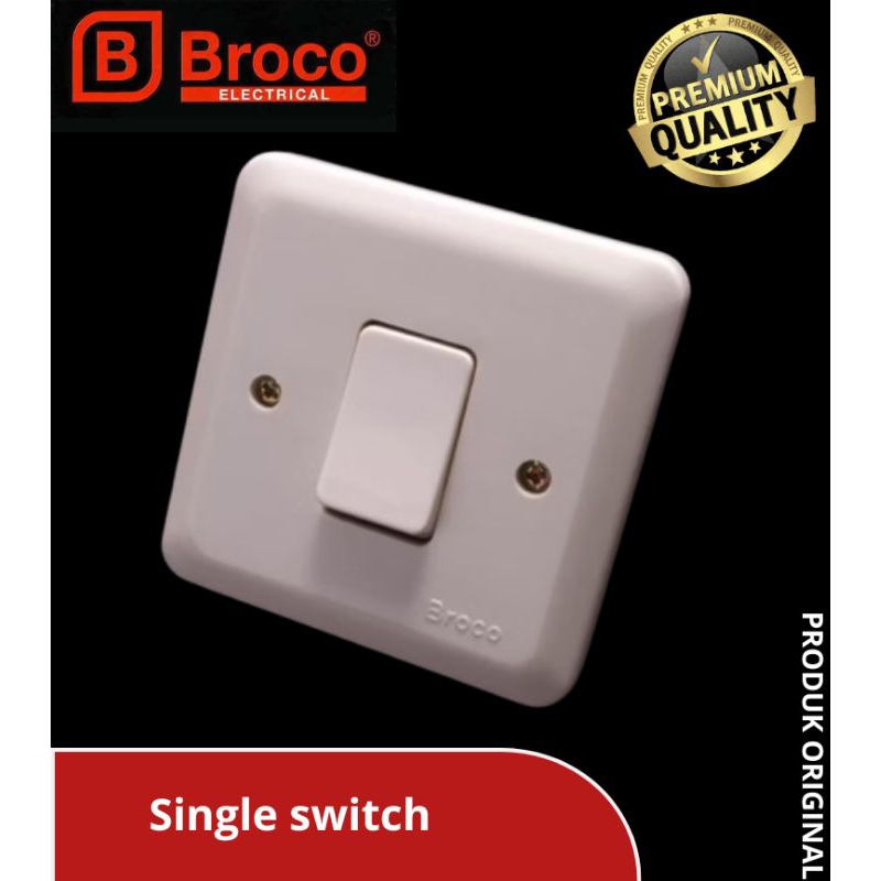 Broco saklar engkel 1ib / broco saklar tunggal ib /saklar engkel 1 ib/ broco engkel 1ib /