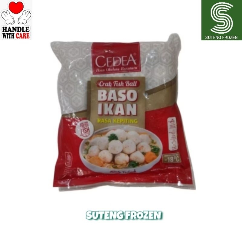 

Cedea Baso Ikan Kepiting 500Gram