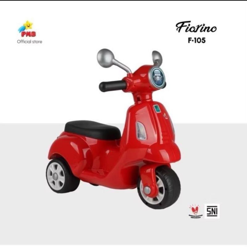 Mainan Anak Motor Vespa Fiorinao Plastik Musik
