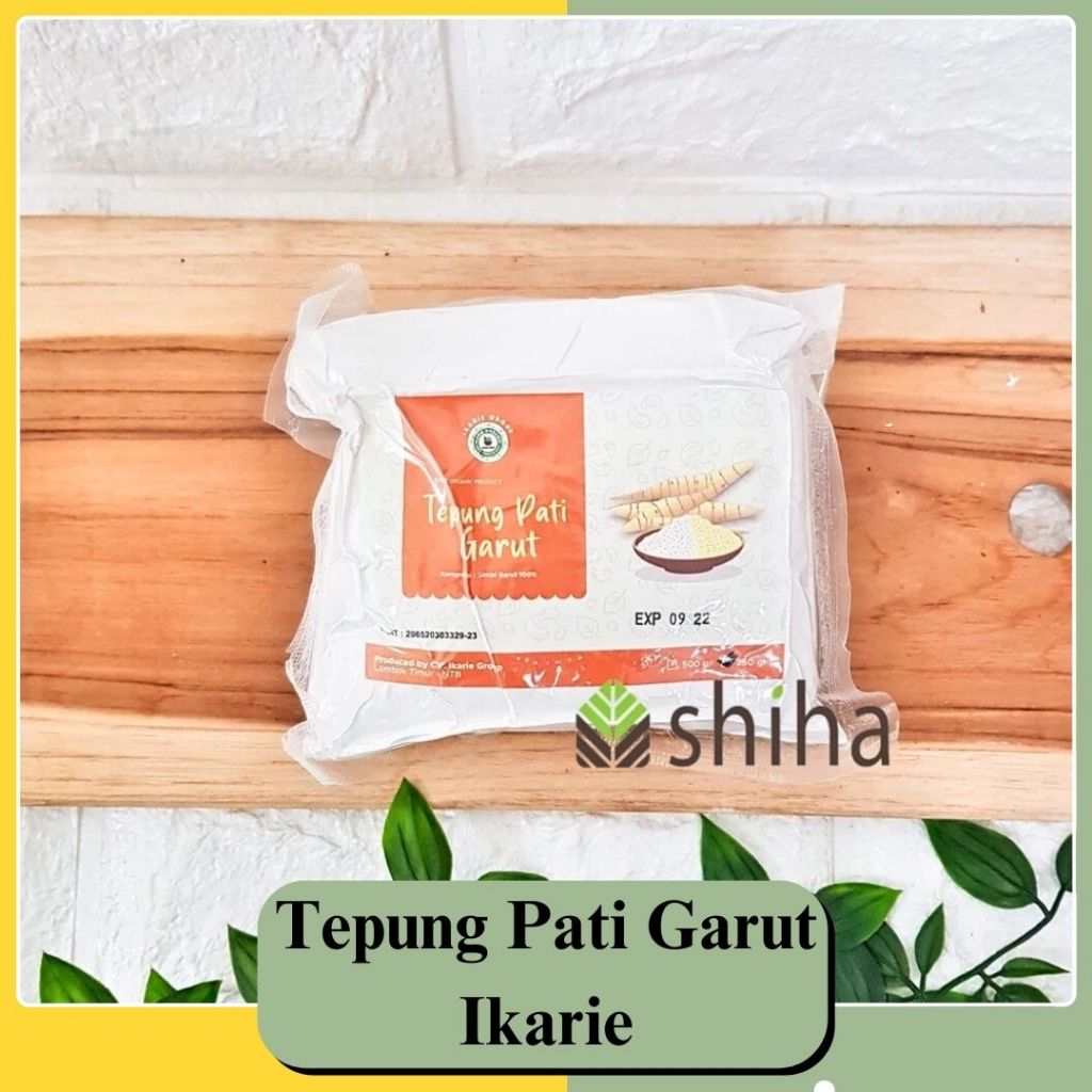 

SHIHA - Tepung Pati Garut 250gr - Ikarie Organic l