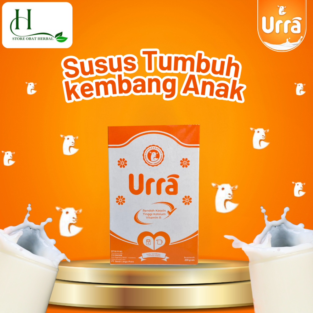 

URRA Susu Kambing Saneen meningkatkan Kecerdasan / Penambah Tinggi Badan Berat badan Anak (200gr)