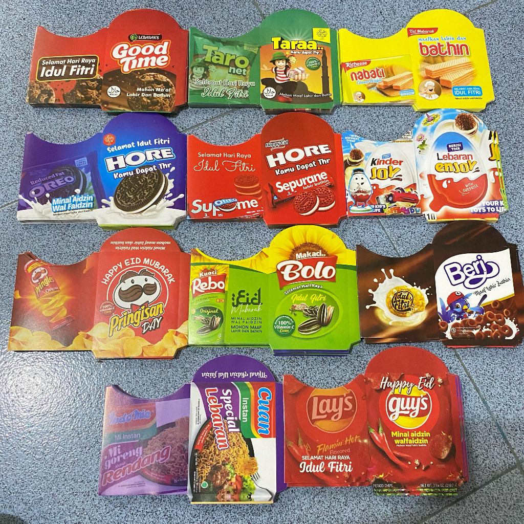 

TMPKU (10 pcs) AMPLOP LEBARAN SIZE PANJANG GLOSSY SIZE 7x16 cm/AMPLOP LEBARAN KARAKTER