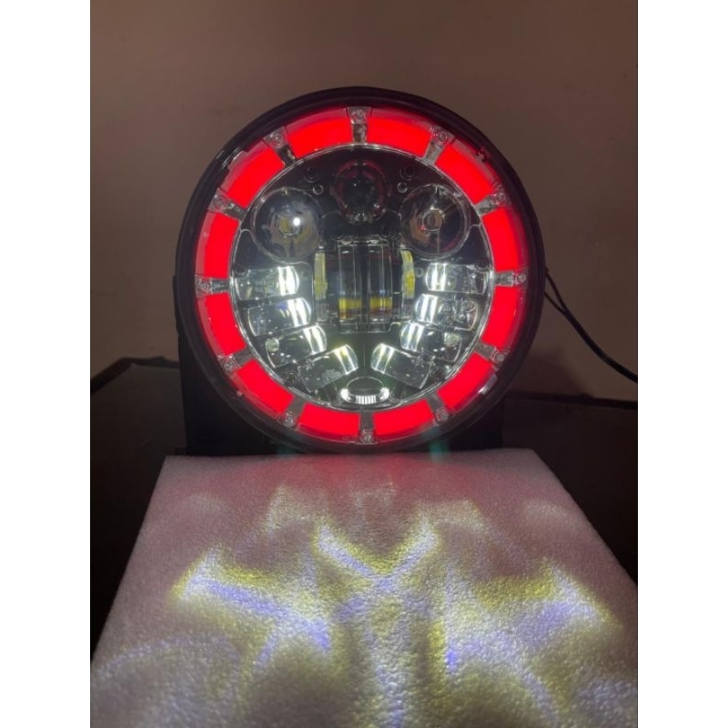 headlamp daymaker original 7 inch universal motor mobil lampu depan daymaker 7in original vixion