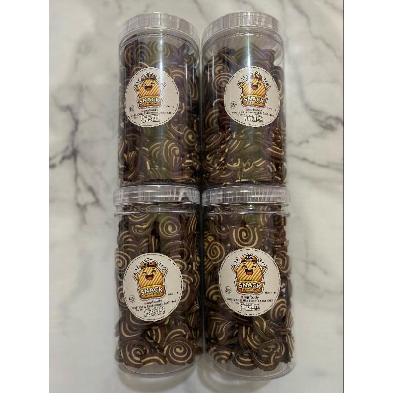 

Snack Kue Kuping Gajah Toples