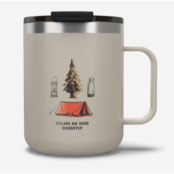 QUECHUA 900 Gelas Mug Isotermal Stainless 0,35 L Camping Waterproof