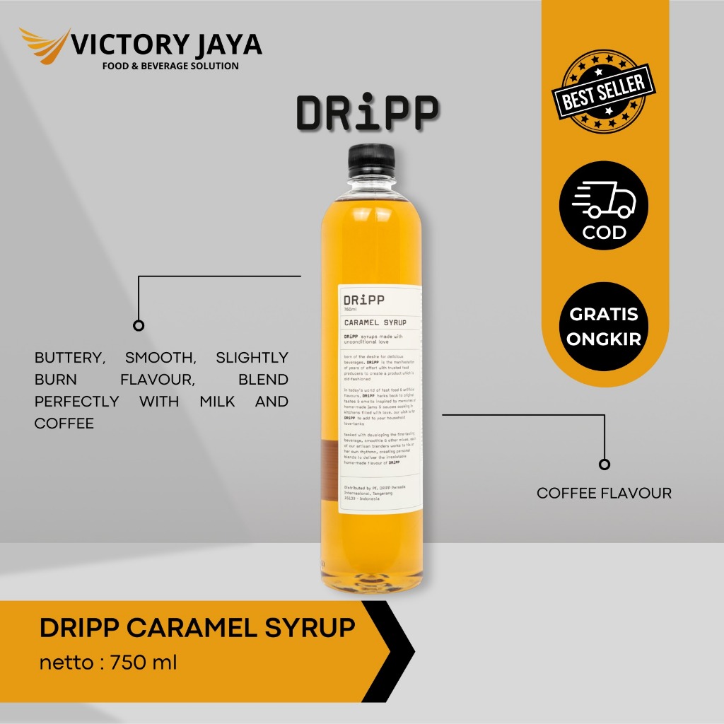 

Dripp syrup minuman sirup caramel 760ml